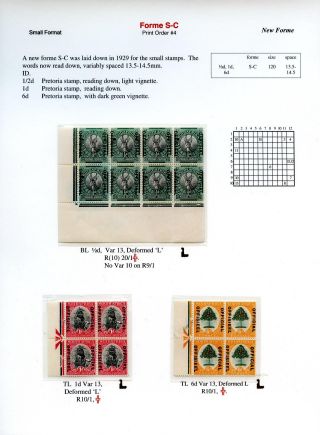 THE "OFFICIAL" OVERPRINTS OF SOUTH AFRICA, 1926-1949 – sheet 11