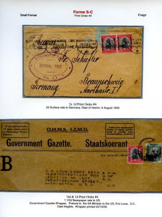 THE "OFFICIAL" OVERPRINTS OF SOUTH AFRICA, 1926-1949 – sheet 14