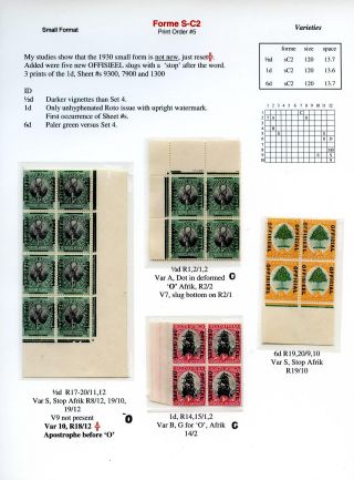 THE "OFFICIAL" OVERPRINTS OF SOUTH AFRICA, 1926-1949 – sheet 15