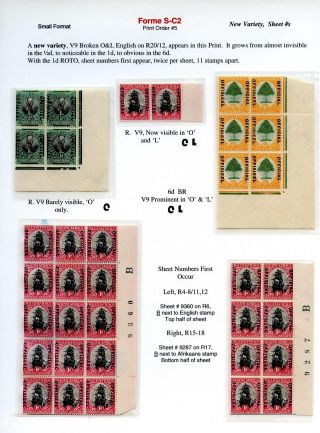 THE "OFFICIAL" OVERPRINTS OF SOUTH AFRICA, 1926-1949 – sheet 16