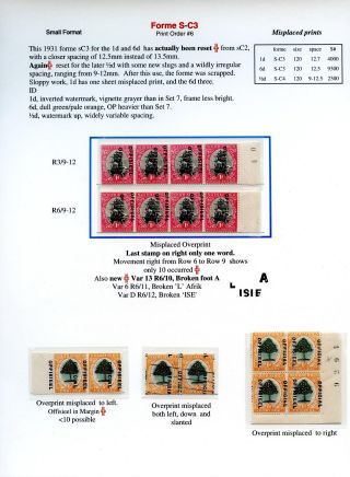 SÜDAFRIKA: AUFDRUCK "OFFICIAL", 1926-1949 – Blatt 19
