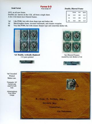SÜDAFRIKA: AUFDRUCK "OFFICIAL", 1926-1949 – Blatt 24