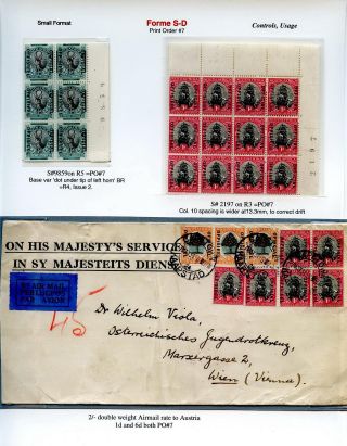 SÜDAFRIKA: AUFDRUCK "OFFICIAL", 1926-1949 – Blatt 26