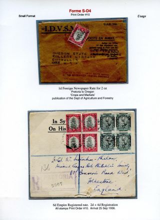 JIŽNÍ AFRIKA: PŘETISK "OFFICIAL" 1926-1949 – list 33