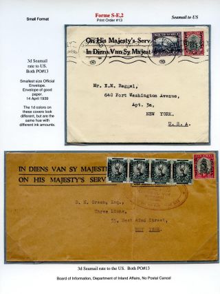 JIŽNÍ AFRIKA: PŘETISK "OFFICIAL" 1926-1949 – list 39