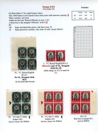JIŽNÍ AFRIKA: PŘETISK "OFFICIAL" 1926-1949 – list 48