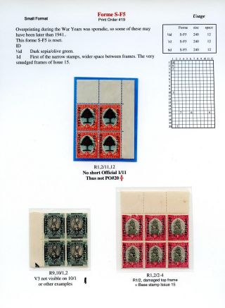 JIŽNÍ AFRIKA: PŘETISK "OFFICIAL" 1926-1949 – list 50