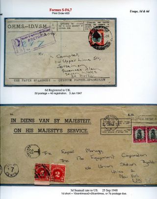JIŽNÍ AFRIKA: PŘETISK "OFFICIAL" 1926-1949 – list 56