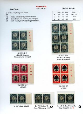 JIŽNÍ AFRIKA: PŘETISK "OFFICIAL" 1926-1949 – list 61