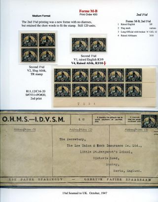 SÜDAFRIKA: AUFDRUCK "OFFICIAL", 1926-1949 – Blatt 75