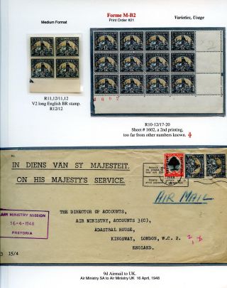 SÜDAFRIKA: AUFDRUCK "OFFICIAL", 1926-1949 – Blatt 77