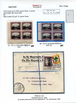 SÜDAFRIKA: AUFDRUCK "OFFICIAL", 1926-1949 – Blatt 83