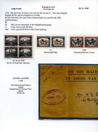 SÜDAFRIKA: AUFDRUCK "OFFICIAL", 1926-1949 – Blatt 90