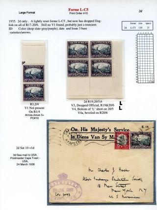 SÜDAFRIKA: AUFDRUCK "OFFICIAL", 1926-1949 – Blatt 92
