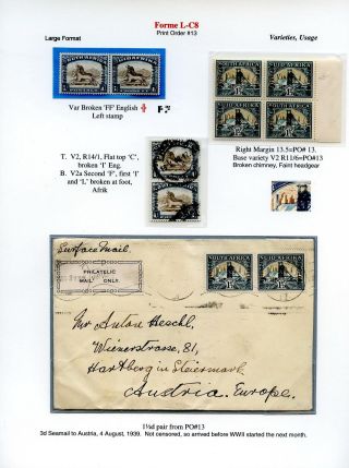JIŽNÍ AFRIKA: PŘETISK "OFFICIAL" 1926-1949 – list 97