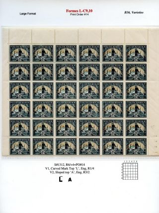 JIŽNÍ AFRIKA: PŘETISK "OFFICIAL" 1926-1949 – list 100