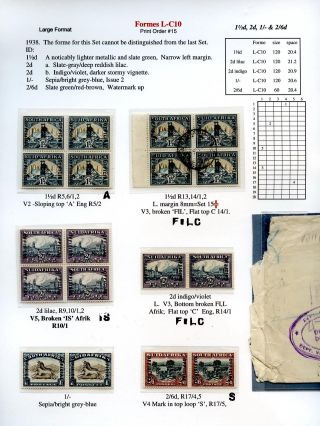 JIŽNÍ AFRIKA: PŘETISK "OFFICIAL" 1926-1949 – list 101