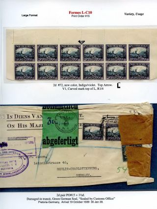 JIŽNÍ AFRIKA: PŘETISK "OFFICIAL" 1926-1949 – list 102