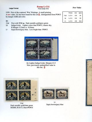 JIŽNÍ AFRIKA: PŘETISK "OFFICIAL" 1926-1949 – list 103