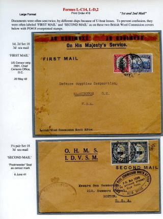 JIŽNÍ AFRIKA: PŘETISK "OFFICIAL" 1926-1949 – list 111