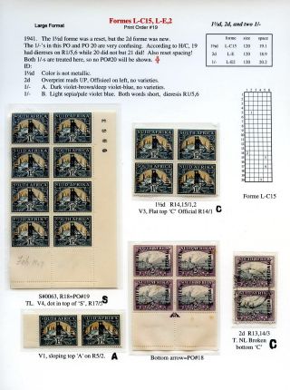 JIŽNÍ AFRIKA: PŘETISK "OFFICIAL" 1926-1949 – list 112
