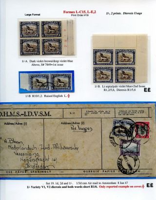 SÜDAFRIKA: AUFDRUCK "OFFICIAL", 1926-1949 – Blatt 114