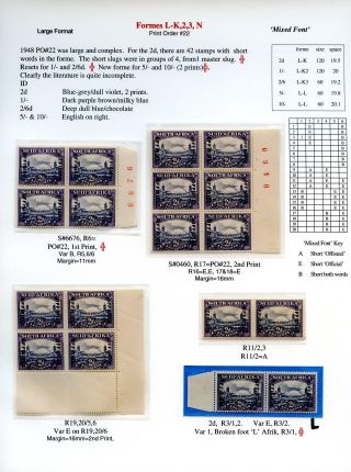 SÜDAFRIKA: AUFDRUCK "OFFICIAL", 1926-1949 – Blatt 119