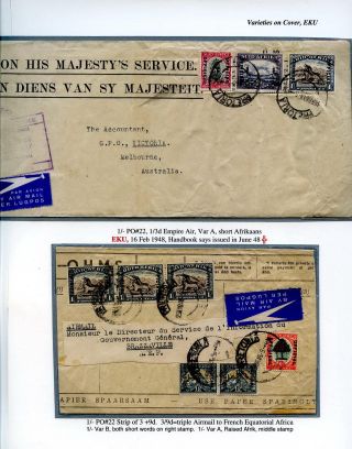 SÜDAFRIKA: AUFDRUCK "OFFICIAL", 1926-1949 – Blatt 124