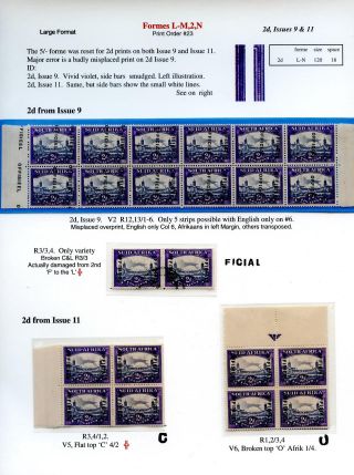 SÜDAFRIKA: AUFDRUCK "OFFICIAL", 1926-1949 – Blatt 126