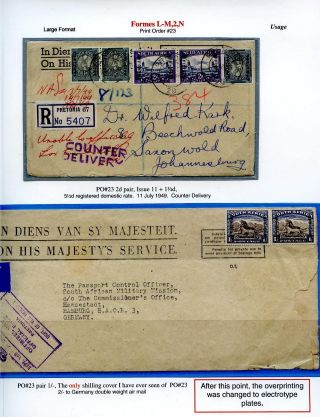 SÜDAFRIKA: AUFDRUCK "OFFICIAL", 1926-1949 – Blatt 128
