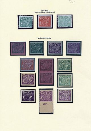 TSCHECHOSLOWAKEI: ALLEGORIE DER WIRTSCHAFT UND DER WISSENSCHAFT – Blatt 3