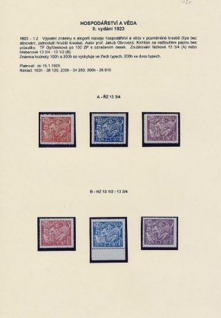TSCHECHOSLOWAKEI: ALLEGORIE DER WIRTSCHAFT UND DER WISSENSCHAFT – Blatt 7