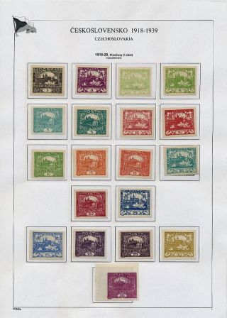 TSCHECHOSLOWAKEI 1918-1939 – Blatt 1