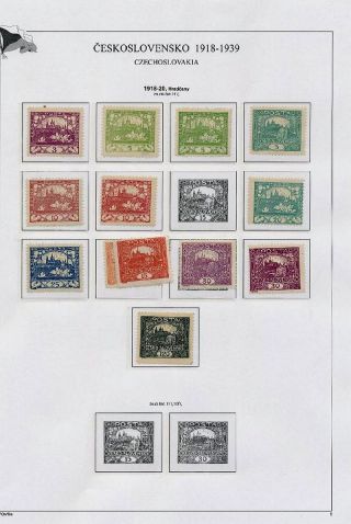 TSCHECHOSLOWAKEI 1918-1939 – Blatt 5