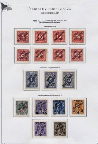 TSCHECHOSLOWAKEI 1918-1939 – Blatt 14