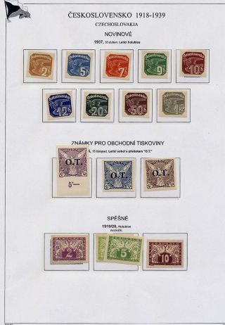 TSCHECHOSLOWAKEI 1918-1939 – Blatt 39
