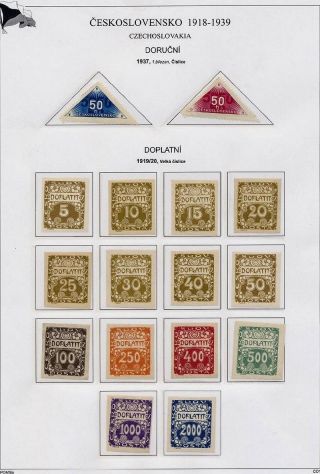 TSCHECHOSLOWAKEI 1918-1939 – Blatt 41