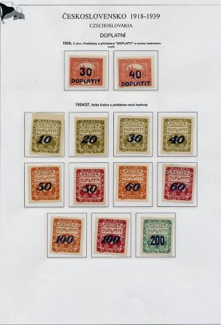 TSCHECHOSLOWAKEI 1918-1939 – Blatt 43