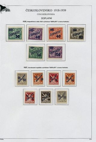 TSCHECHOSLOWAKEI 1918-1939 – Blatt 44