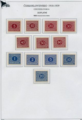 TSCHECHOSLOWAKEI 1918-1939 – Blatt 45