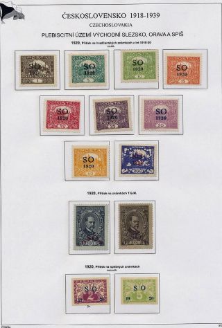 TSCHECHOSLOWAKEI 1918-1939 – Blatt 47