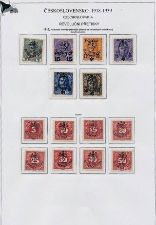 TSCHECHOSLOWAKEI 1918-1939 – Blatt 56