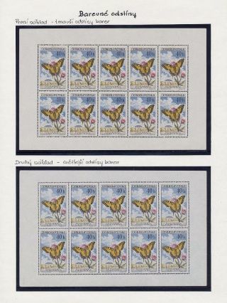 BUTTERFLIES BY MAX SVABINSKY AND JINDRA SCHMIDT – sheet 36