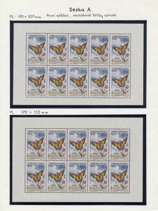 BUTTERFLIES BY MAX SVABINSKY AND JINDRA SCHMIDT – sheet 37