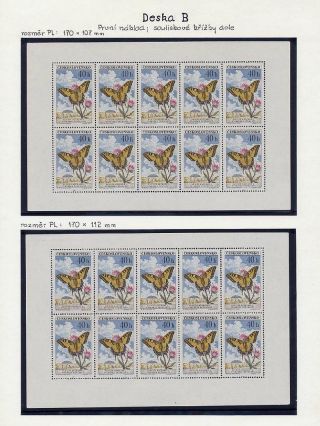 BUTTERFLIES BY MAX SVABINSKY AND JINDRA SCHMIDT – sheet 38
