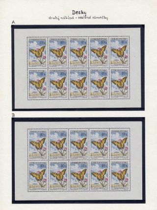 BUTTERFLIES BY MAX SVABINSKY AND JINDRA SCHMIDT – sheet 40