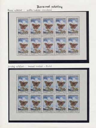 BUTTERFLIES BY MAX SVABINSKY AND JINDRA SCHMIDT – sheet 43