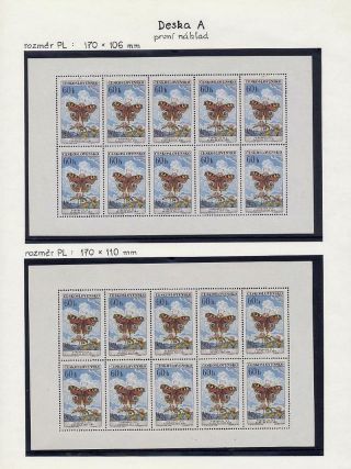 BUTTERFLIES BY MAX SVABINSKY AND JINDRA SCHMIDT – sheet 45