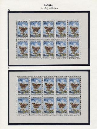 BUTTERFLIES BY MAX SVABINSKY AND JINDRA SCHMIDT – sheet 47