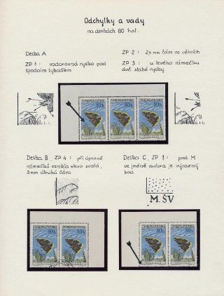 BUTTERFLIES BY MAX SVABINSKY AND JINDRA SCHMIDT – sheet 50